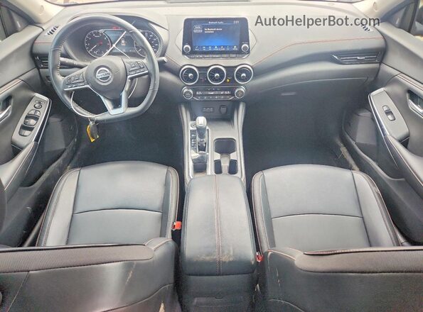 3N1AB8DV2NY308712 2022 NISSAN SENTRA Red Dashboard view