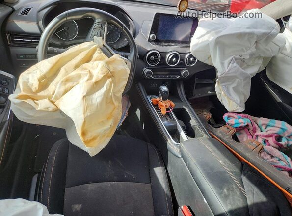 3N1AB8DV2NY318107 2022 NISSAN SENTRA Orange Вид панелі приладів