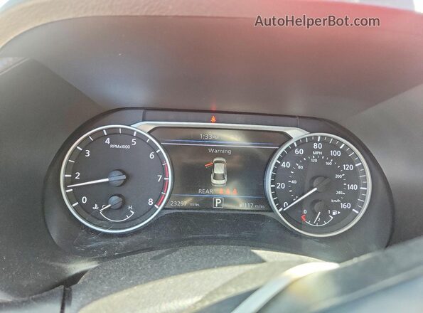 3N1AB8DV2PY285211 2023 NISSAN SENTRA Red Вид щитка приладів