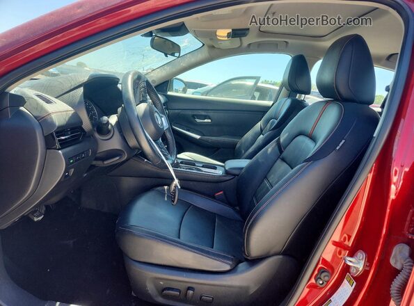 3N1AB8DV2PY285211 2023 NISSAN SENTRA Red Вид салону спереду