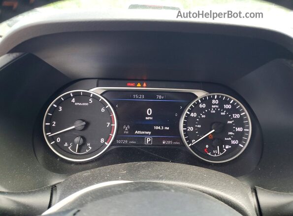 3N1AB8DV2SY208167 2025 NISSAN SENTRA Gray Vista del cuadro de instrumentos