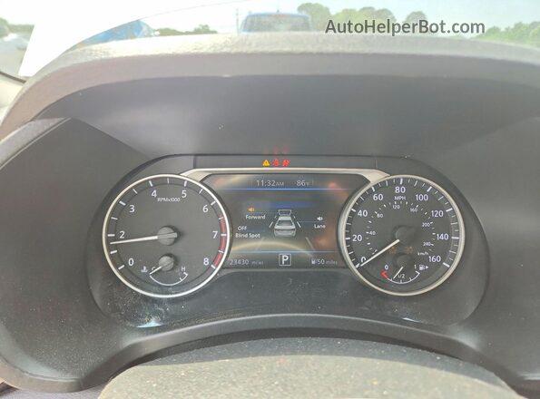 3N1AB8DV2SY288165 2025 NISSAN SENTRA White Вид щитка приладів