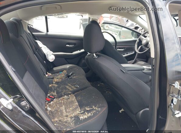 3N1AB8DV2SY354696 2025 NISSAN SENTRA Black Widok naklejki z numerem VIN