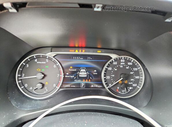 3N1AB8DV3MY209380 2021 NISSAN SENTRA Gray Вид щитка приладів