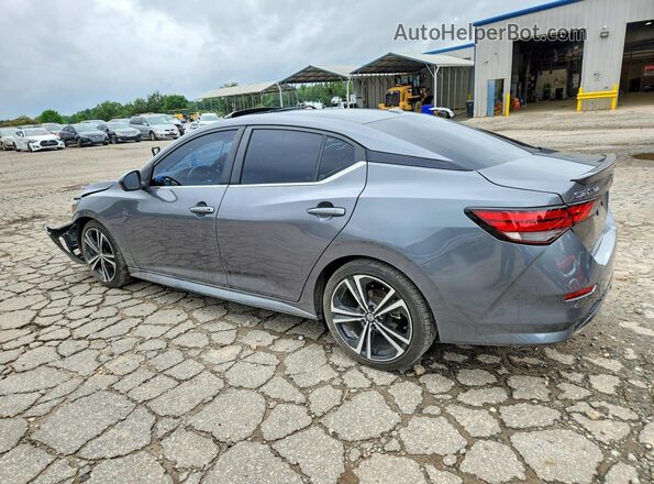 3N1AB8DV3MY209380 2021 NISSAN SENTRA Gray Задня ліва чверть