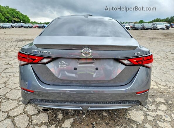 3N1AB8DV3MY209380 2021 NISSAN SENTRA Gray Вид ззаду