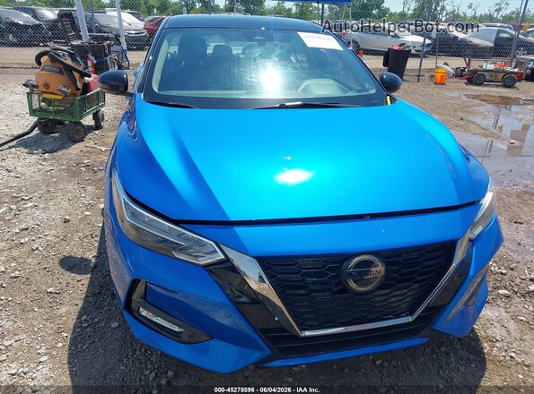 3N1AB8DV3MY243108 2021 NISSAN SENTRA Blue Vista del cuadro de instrumentos