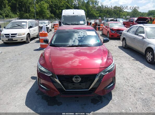 3N1AB8DV3PY243095 2023 NISSAN SENTRA Red Vista del cuadro de instrumentos