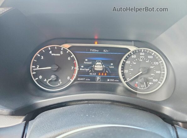 3N1AB8DV3RY370402 2024 NISSAN SENTRA Orange Vista del cuadro de instrumentos