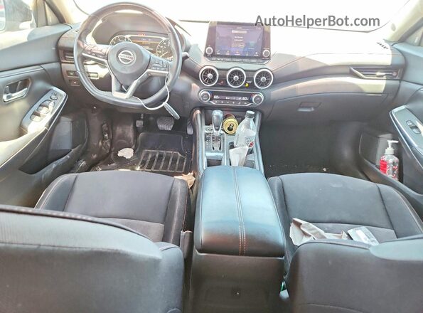 3N1AB8DV4MY201711 2021 NISSAN SENTRA Черный Вид панели приборов