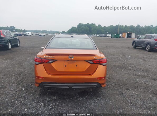 3N1AB8DV4MY231744 2021 NISSAN SENTRA Orange 