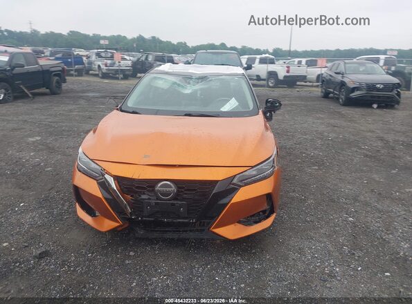 3N1AB8DV4MY231744 2021 NISSAN SENTRA Orange Vista del cuadro de instrumentos