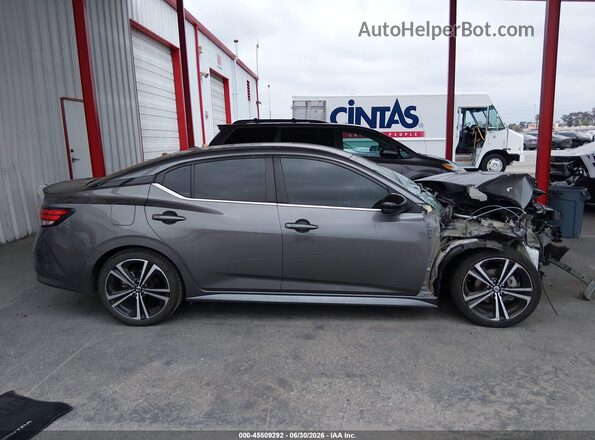 3N1AB8DV4MY250648 2021 NISSAN SENTRA Gray უკანა სალონის ხედი