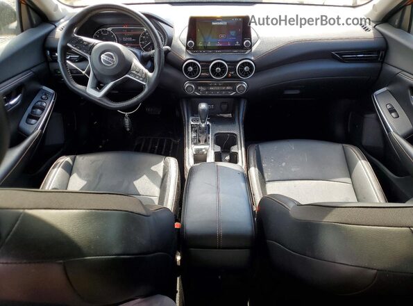 3N1AB8DV4MY303705 2021 NISSAN SENTRA Оранжевый Вид панели приборов