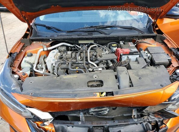 3N1AB8DV4MY303705 2021 NISSAN SENTRA Оранжевый Вид задней части салона