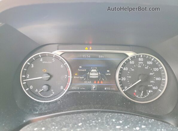 3N1AB8DV4MY303705 2021 NISSAN SENTRA Оранжевый Вид щитка приборов