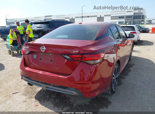 3N1AB8DV4PY238116 2023 NISSAN SENTRA Red Trasero derecho