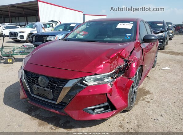 3N1AB8DV4PY238116 2023 NISSAN SENTRA Red Vista tres cuartos delantera izquierda