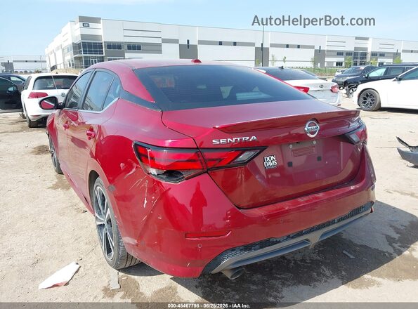 3N1AB8DV4PY238116 2023 NISSAN SENTRA Red Trasero izquierdo