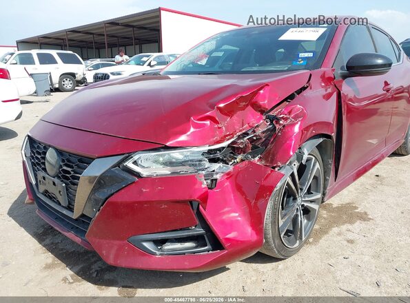 3N1AB8DV4PY238116 2023 NISSAN SENTRA Red Vista frontal