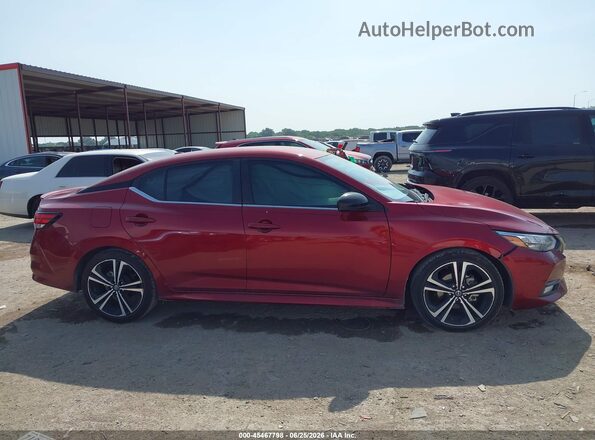 3N1AB8DV4PY238116 2023 NISSAN SENTRA Red Vista interior trasera