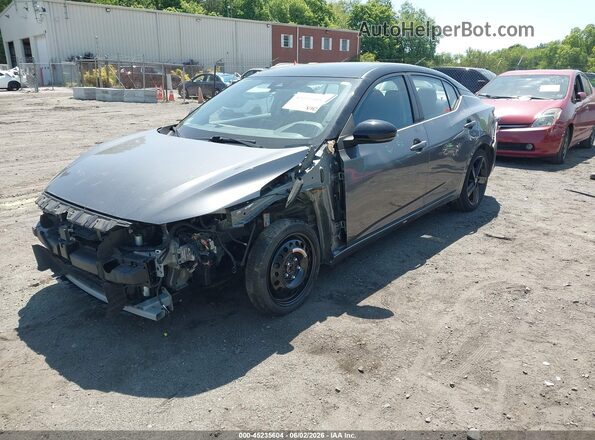 3N1AB8DV4PY322601 2023 NISSAN SENTRA Серый Передняя левая четверть
