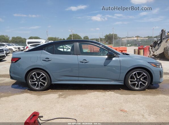 3N1AB8DV4RY350563 2024 NISSAN SENTRA Light Blue Вид задней части салона