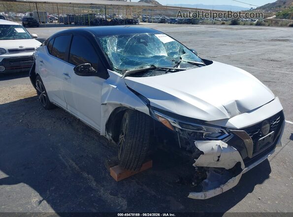 3N1AB8DV5LY283866 2020 NISSAN SENTRA White Vista del cuadro de instrumentos