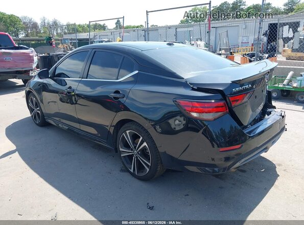 3N1AB8DV5MY203595 2021 NISSAN SENTRA Black Հետևի ձախ