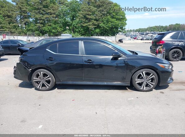 3N1AB8DV5MY203595 2021 NISSAN SENTRA Black Սալոնի հետևի տեսք