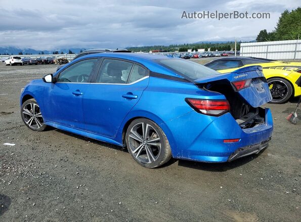 3N1AB8DV5MY283531 2021 NISSAN SENTRA Blue 
