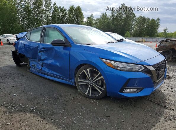 3N1AB8DV5MY283531 2021 NISSAN SENTRA Blue 