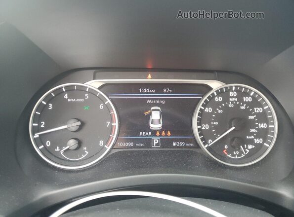 3N1AB8DV5MY290950 2021 NISSAN SENTRA Black ხელსაწყოთა პანელის ხედი