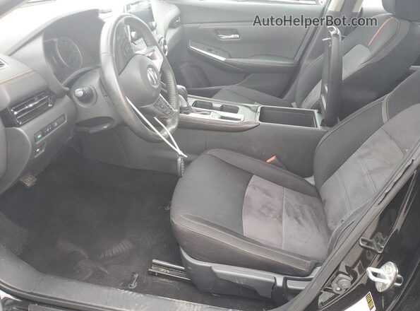 3N1AB8DV5MY290950 2021 NISSAN SENTRA Black წინა სალონის ხედი