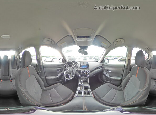 3N1AB8DV5MY290950 2021 NISSAN SENTRA Black სალონის 360-გრადუსიანი ხედი