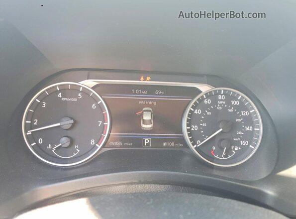 3N1AB8DV5PY266040 2023 NISSAN SENTRA White ხელსაწყოთა პანელის ხედი