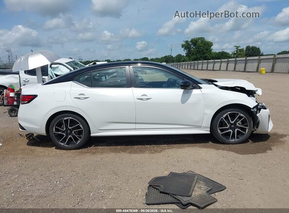 3N1AB8DV5SY409481 2025 NISSAN SENTRA White Widok wnętrza 360 stopni