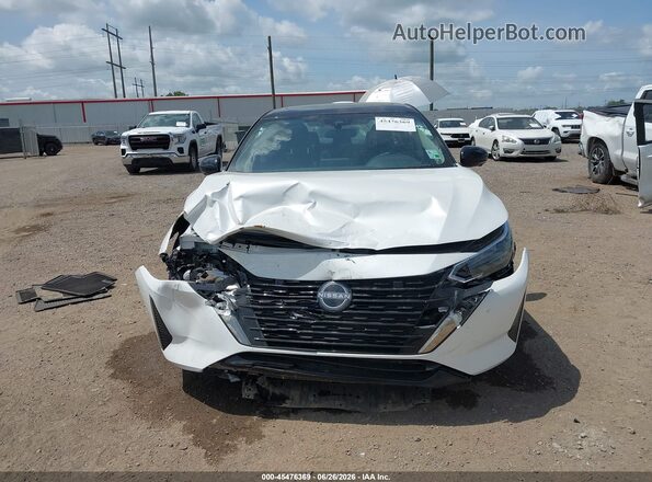 3N1AB8DV5SY409481 2025 NISSAN SENTRA White Widok wnętrza z tyłu