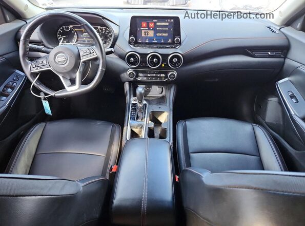 3N1AB8DV6MY216176 2021 NISSAN SENTRA Серый Вид панели приборов
