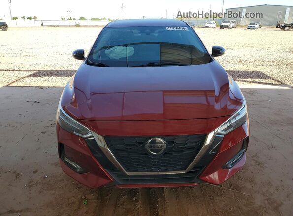 3N1AB8DV6MY248089 2021 NISSAN SENTRA Maroon Vista frontal