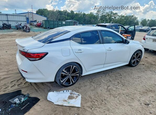3N1AB8DV6MY324216 2021 NISSAN SENTRA White Задня права чверть