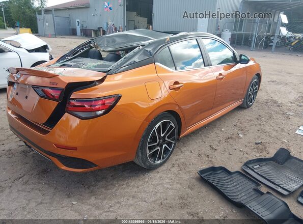 3N1AB8DV6RY332162 2024 NISSAN SENTRA Оранжевый Задняя правая четверть