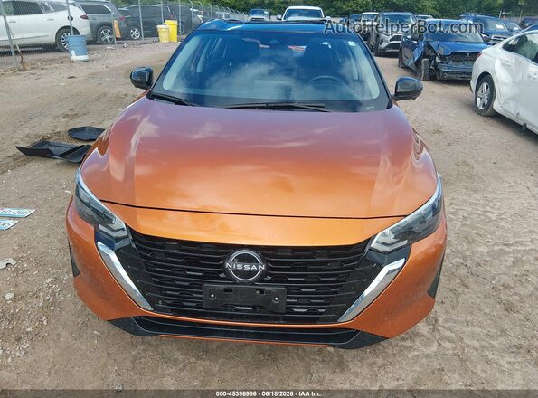 3N1AB8DV6RY332162 2024 NISSAN SENTRA Оранжевый Вид щитка приборов