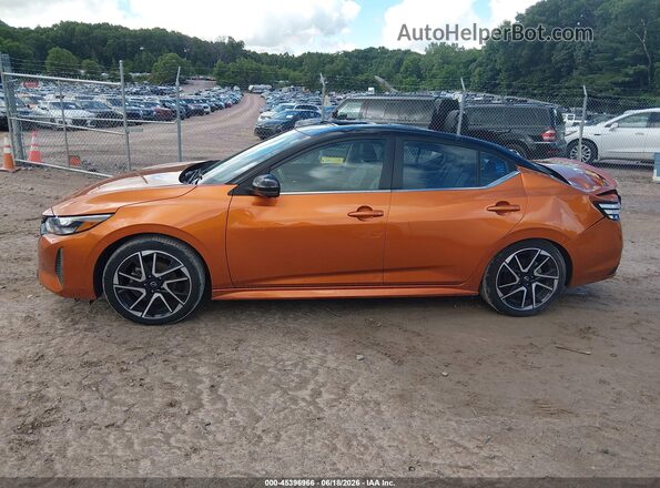 3N1AB8DV6RY332162 2024 NISSAN SENTRA Оранжевый Панорамный вид салона 360°