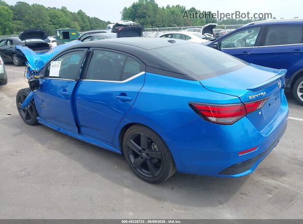 3N1AB8DV6SY257517 2025 NISSAN SENTRA Blue Rear left