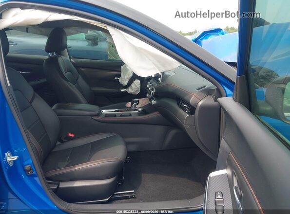 3N1AB8DV6SY257517 2025 NISSAN SENTRA Blue Front interior view