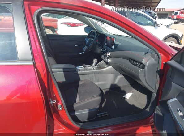 3N1AB8DV6SY294082 2025 NISSAN SENTRA Burgundy Вид салону спереду