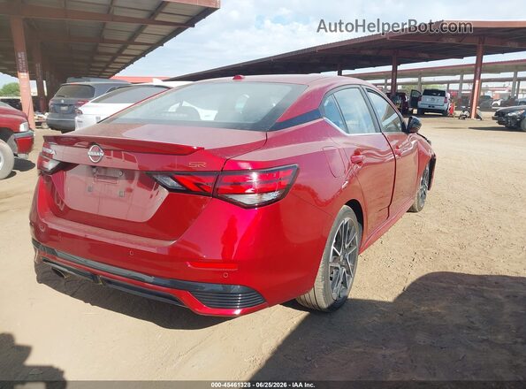 3N1AB8DV6SY294082 2025 NISSAN SENTRA Burgundy Задня права чверть