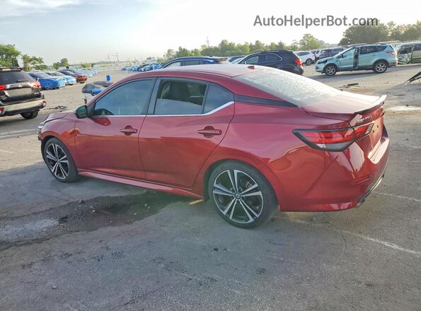 3N1AB8DV7MY211391 2021 NISSAN SENTRA Red Trasero izquierdo