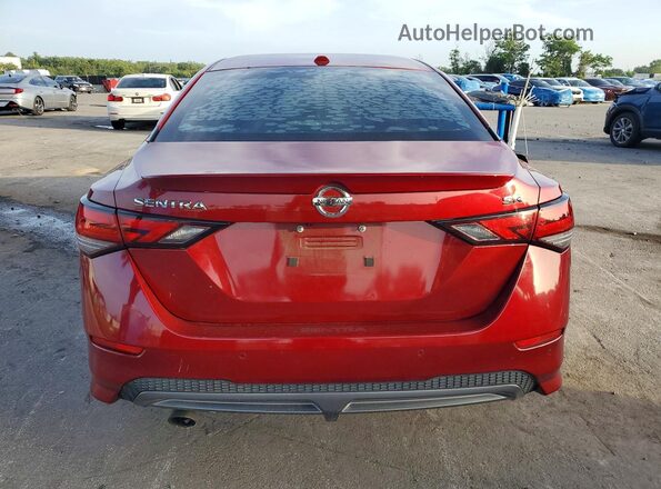 3N1AB8DV7MY211391 2021 NISSAN SENTRA Red Vista trasera